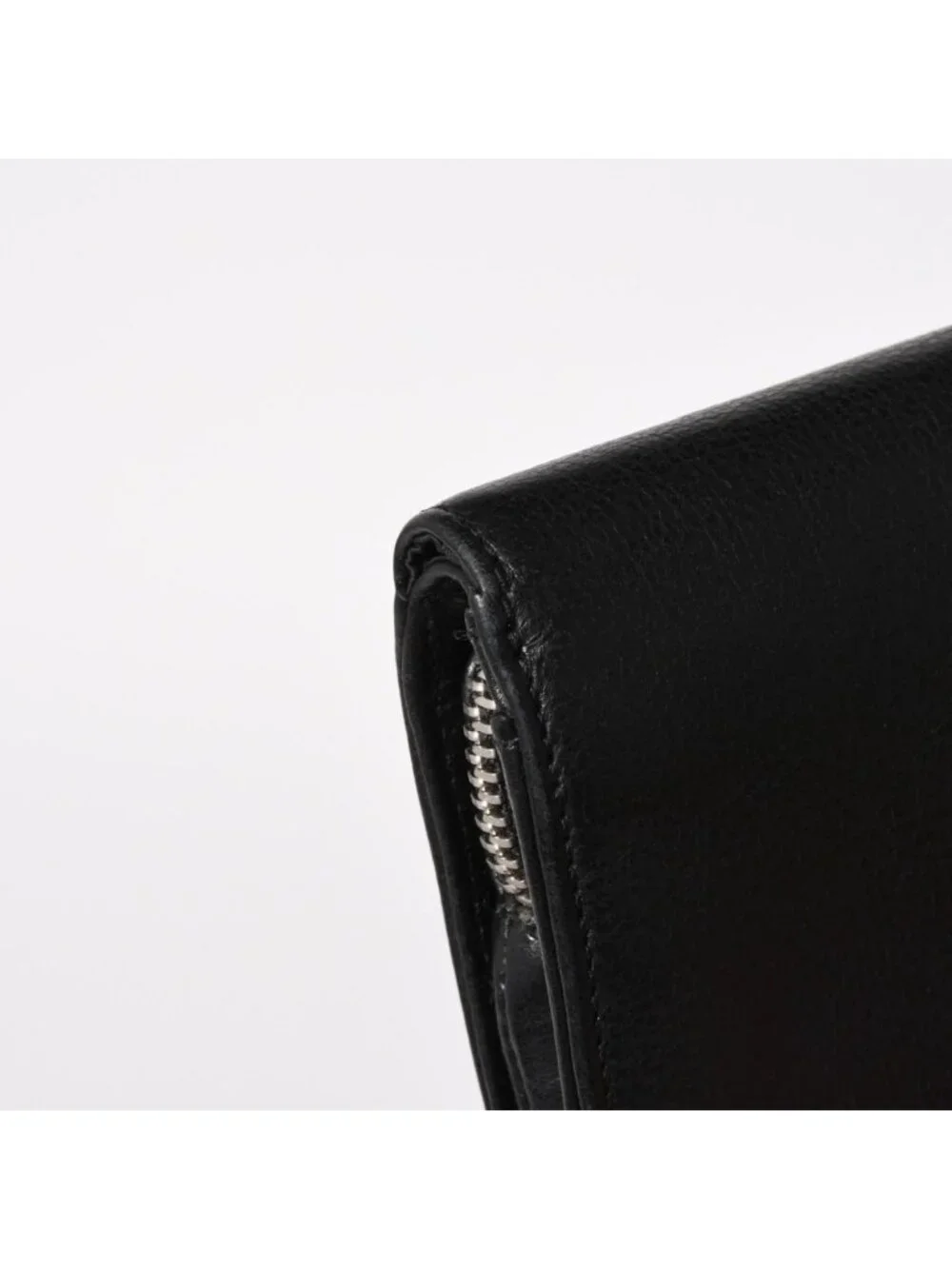 Chrome Hearts Wallet Joey Bifold Dagger Zip Scroll Label Black